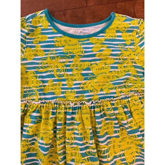 L.L. Bean cotton long sleeved dress bundle of 3 butterfly’s owls aged 8 & 10 - Picture 7 of 11
